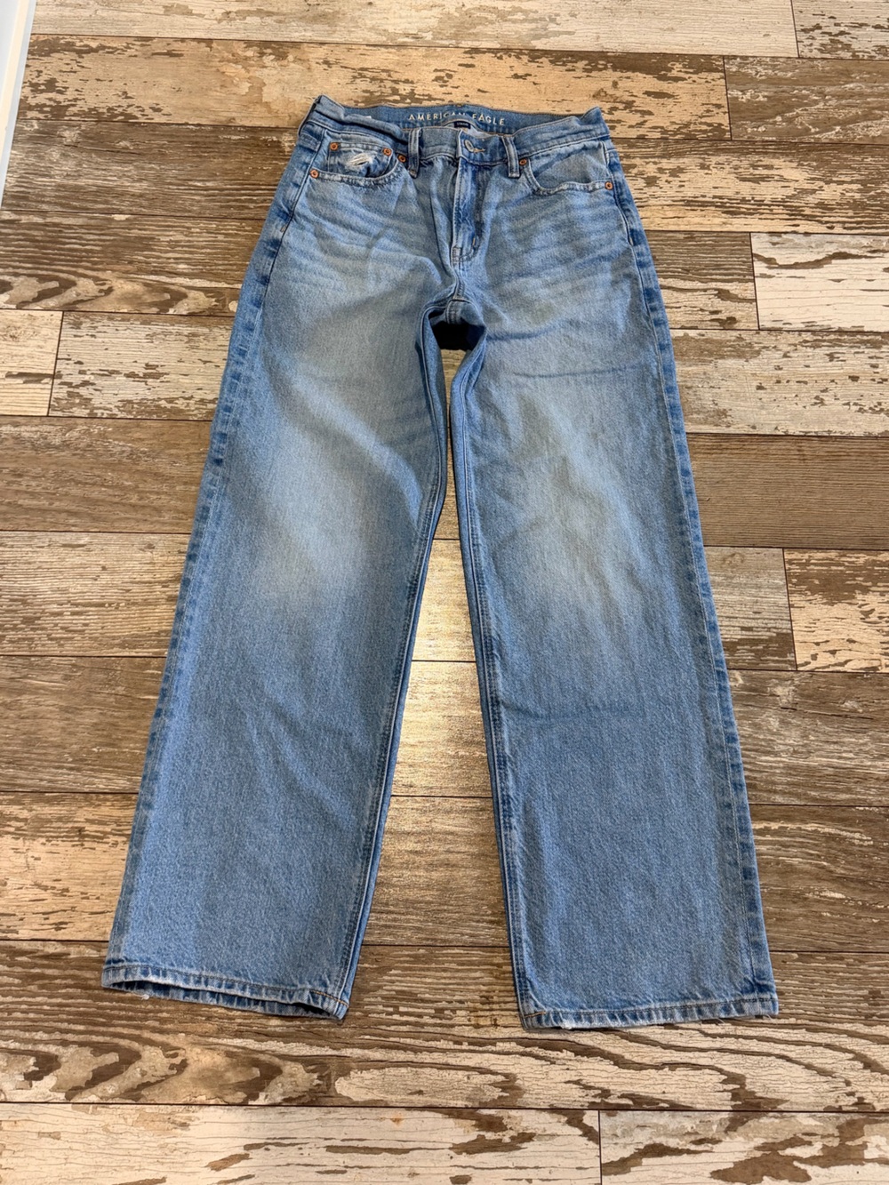 American Eagle Outfitters High Rise Strigid Stovepipe Jeans Size 2 Regular